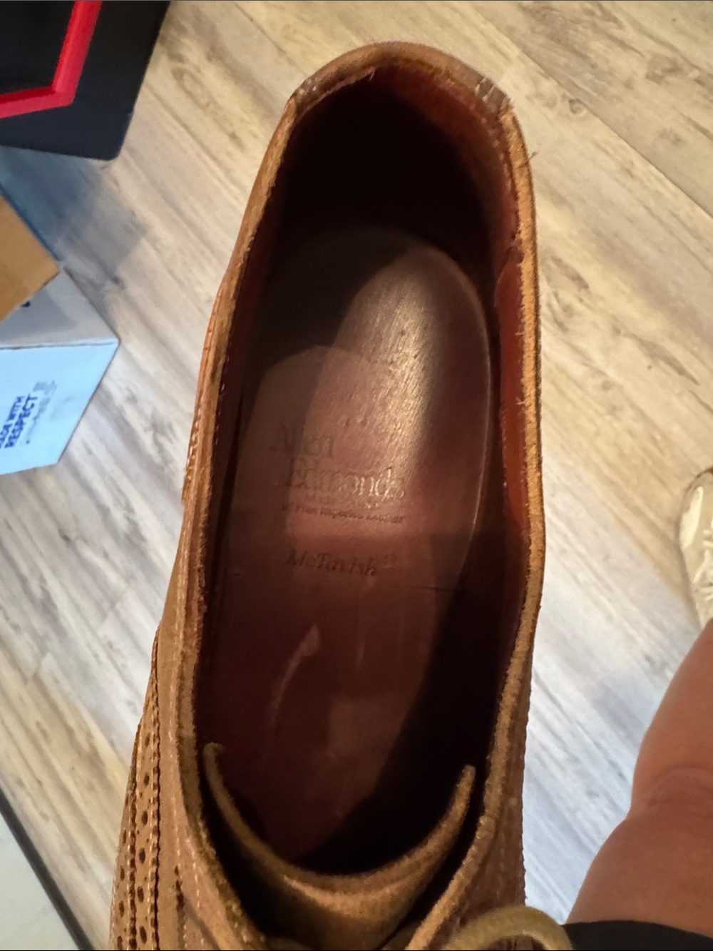 Allen Edmonds Mctavish size 9.5 brown leather - Picture 8 of 8